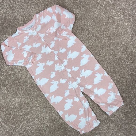 Carters 6m cotton footless bunny sleeper - Picture 1 of 5